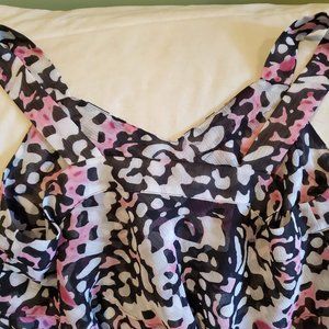 Women's ruffle blouse with sequins